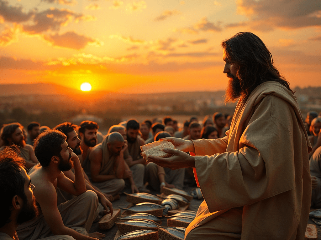 Jeesus ruokki kansan