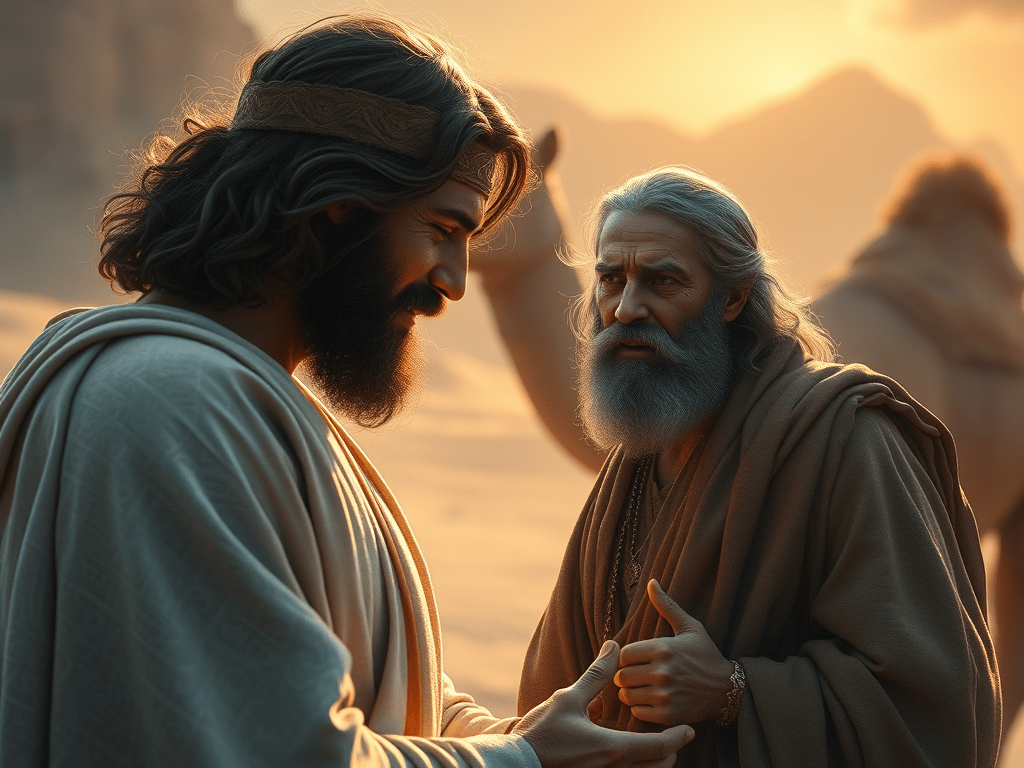 Jeesus opetti rikasta miestä