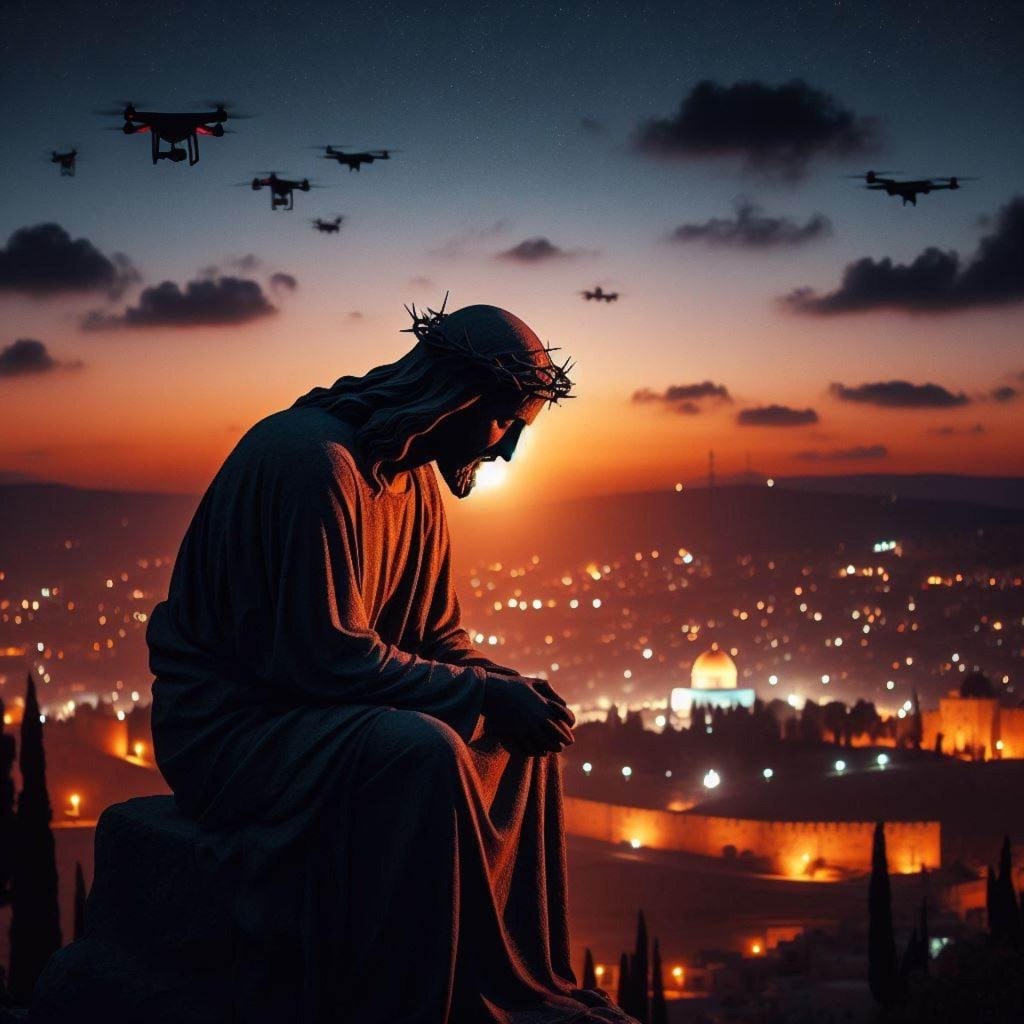 Jeesus puhui Jerusalemin&nbsp;hävityksestä