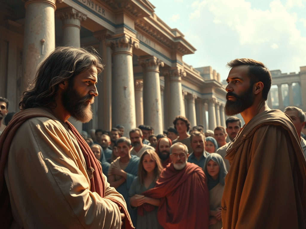 Jeesus vietiin Pilatuksen ja Herodeksen&nbsp;eteen