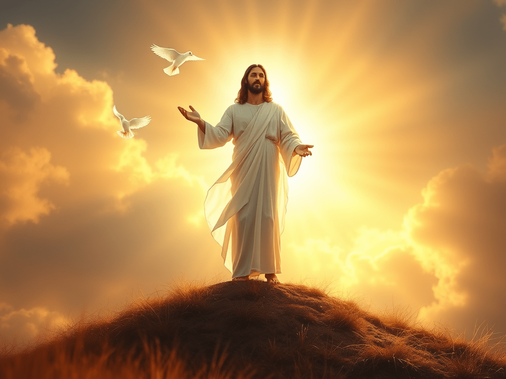 Jeesuksen lähetyskäsky,  lupaus Hengestä ja&nbsp;ylösnousu