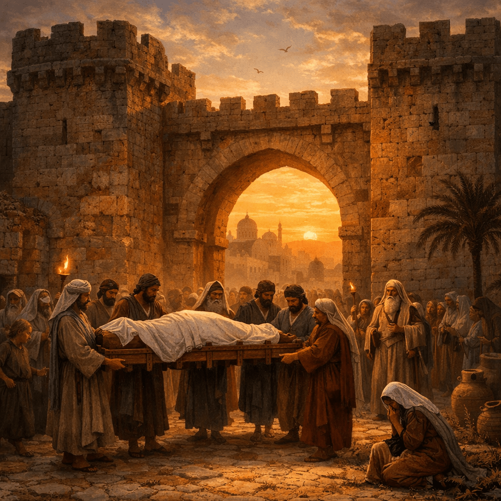 Jeesus herätti kuolleen pojan&nbsp;henkiin