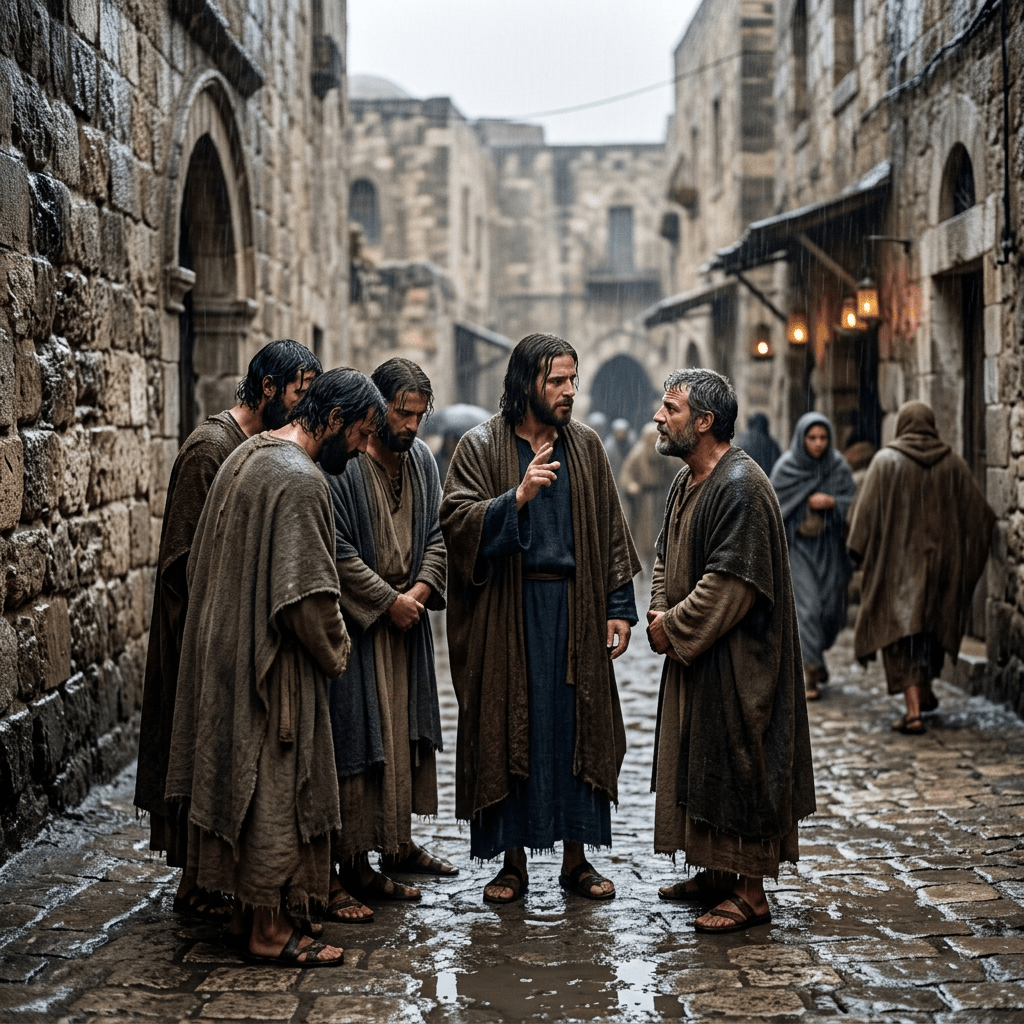 Jeesus ojensi opetuslapsia