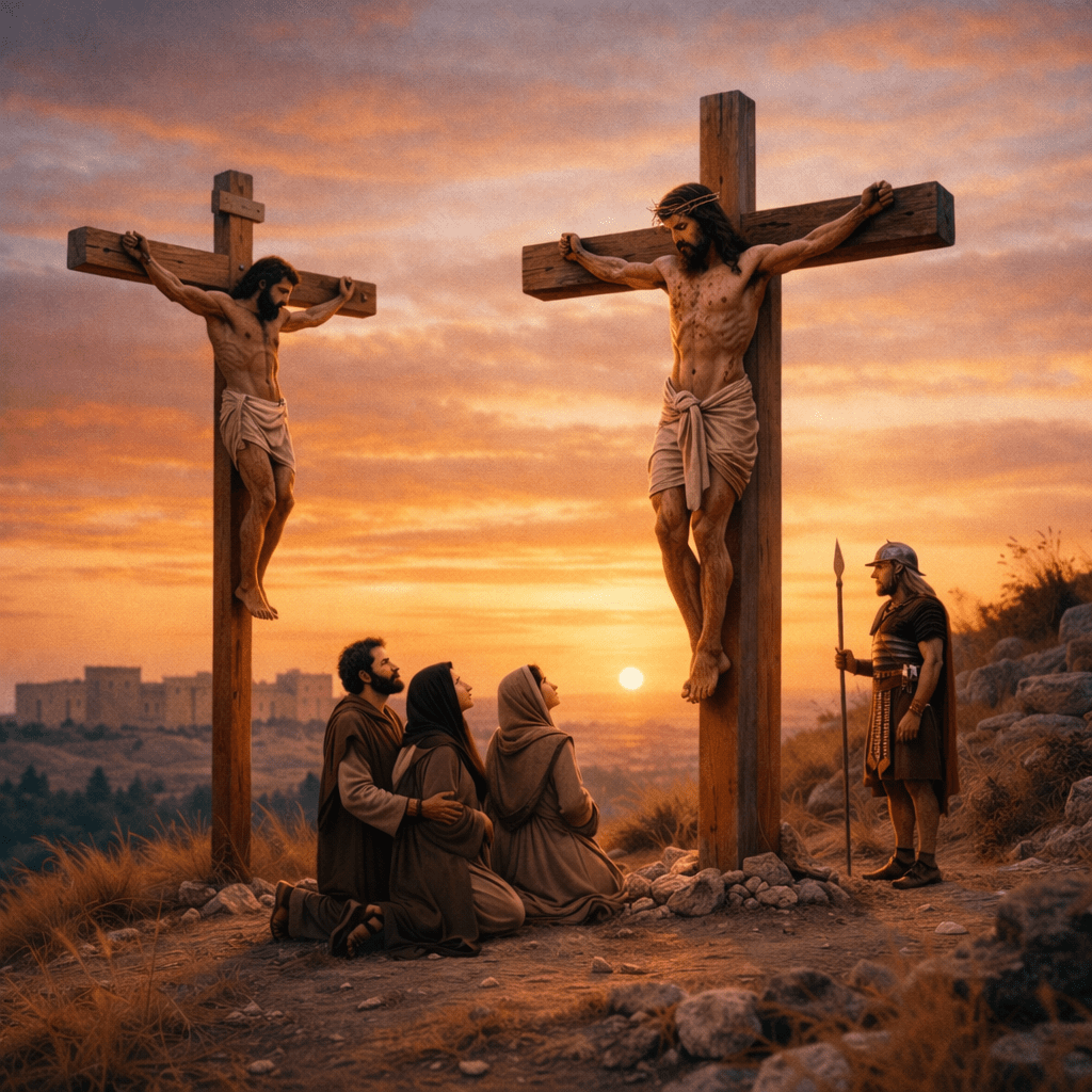 Jeesus pelasti vielä ristinpuussa&nbsp;rikollisen